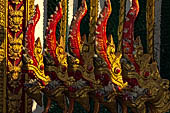 Vientiane, Laos - Pha That Luang, the naga is a significant architectural and sculptural ornament in Buddhist temples. 